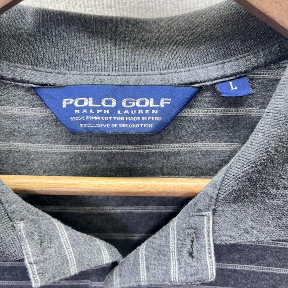 Polo Golf Ralph Lauren Pima Cotton Polo Shirt Mens L Myrtle Beach Nationals 2400 - Picture 3 of 8